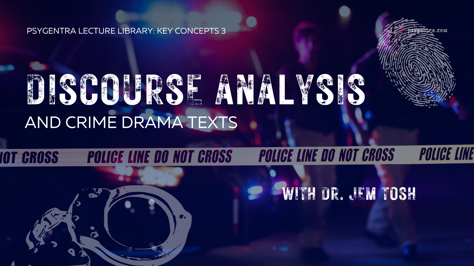 Discourse Analysis and Crime Drama (Inst.)